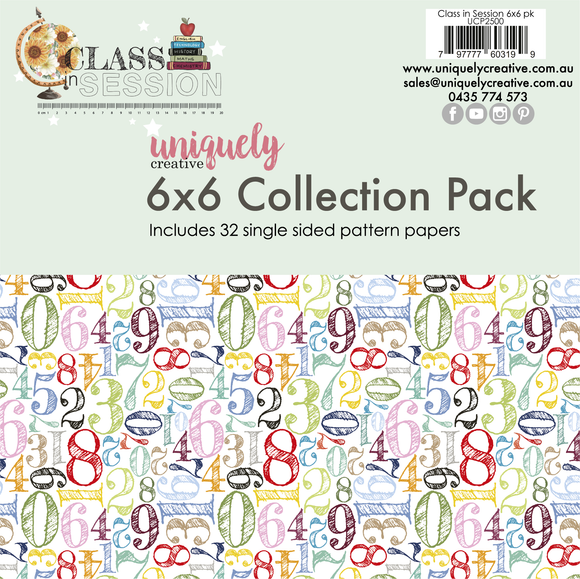 UCP2500 : Class in Session  6 x 6 Collection Pack (32 sheets)  (Class in Session)