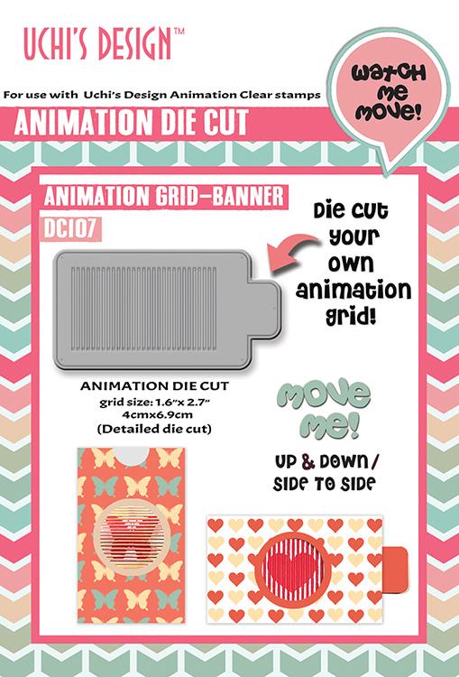 Uchi's Design Animation Die Grid DC107