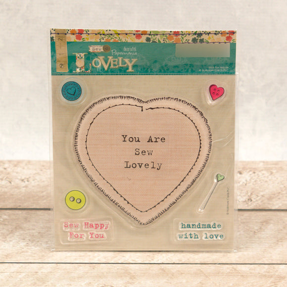 Covermount - Sew Lovely - clear stamps
