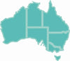 DD468 - Kaisercraft : Decorative Die - Map of Australia
