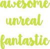 DD761 - Decorative Die - Awesome words