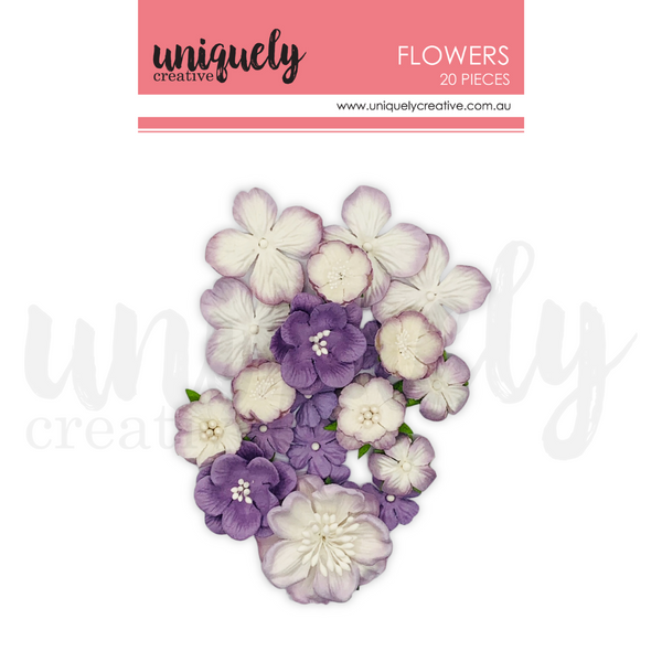 Flowers - Dusty Purple - Roots & Wings (Uniquely Creative)