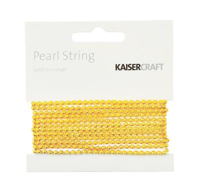 EM434 - Gold Pearl String 2m