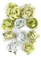 F633 - Kaisercraft Paper Blooms - Olive