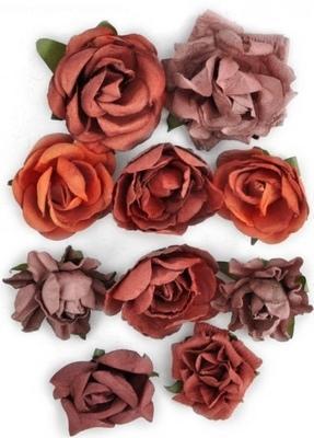 F636 -Kaisercraft Paper Blooms - Ruby