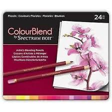 ColourBlend by Spectrum Noir 24pc Pencil Tin - Florals