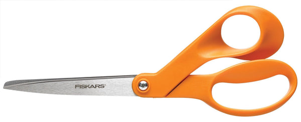 Fiskars 8" Orange Handle Offset Scissors