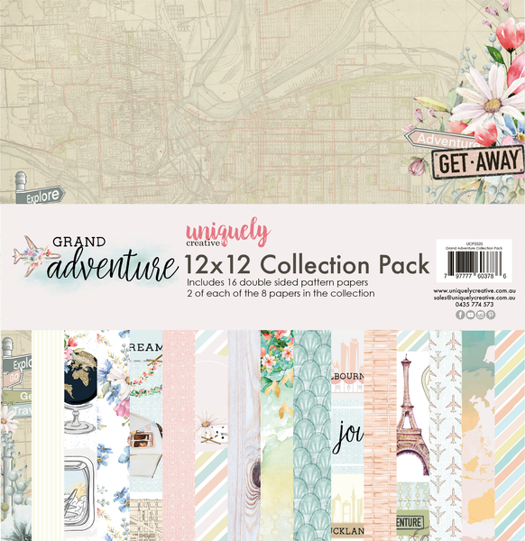 UCP2525 : Grand Adventure 12 x 12 Collection Pack (16 sheets)
