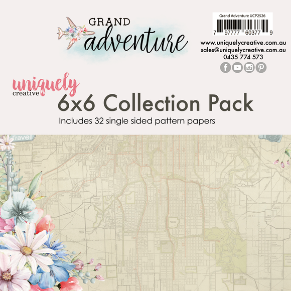 UCP2526 : Grand Adventure 6 x 6 Collection Pack (32 sheets)