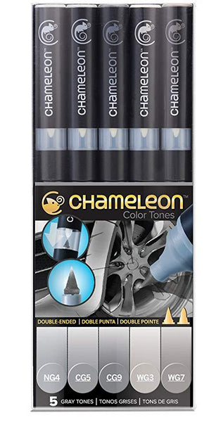 Chameleon 5-Pen Gray Tones Set