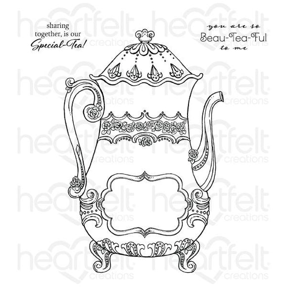 HCPC-3903 : Special Teapot Cling Stamp Set