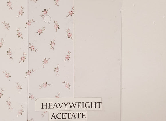 A4 - Heavyweight Acetate 25 Bulk Pack