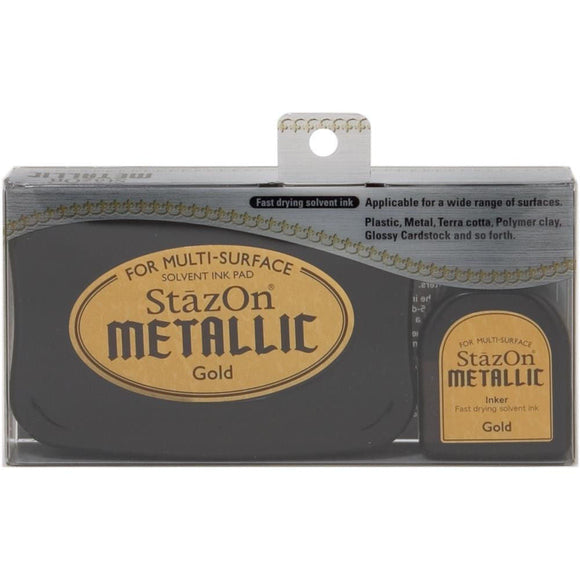 Staz On - Metallic - Gold ( Inker Set)