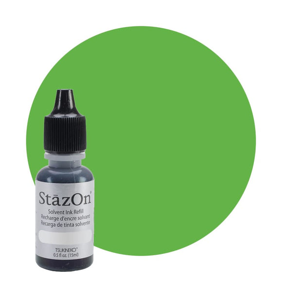 Staz On - Solvent Refill 15ml Cactus Green