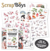 JABE-11 : ScrapBoys - 6" x 6" Double Sided Paper Pads - Japanese Beauty