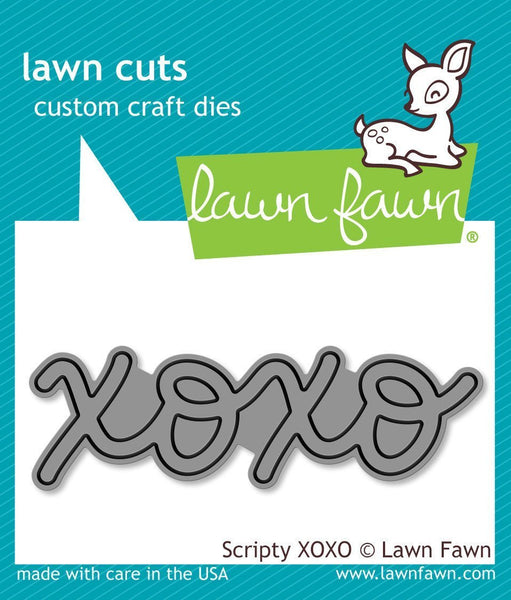 Lawn Fawn LF  scripty xoxo