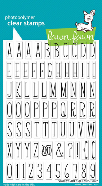 Lawn Fawn LF  violet's ABCs