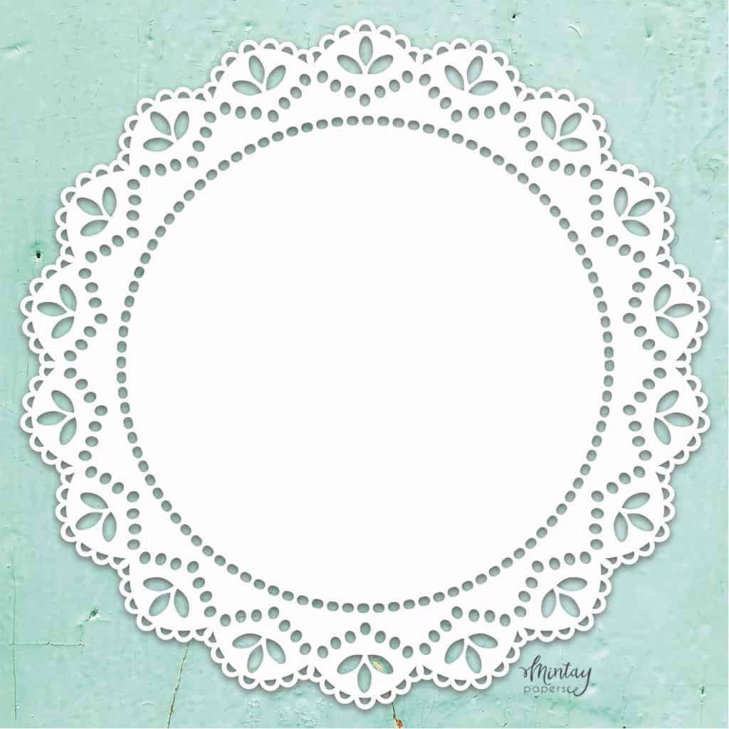 Mintay Chippies - Decor - 12 x 12 Doily