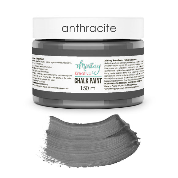 Mintay Chalk Paint - Anthracite (150ml)
