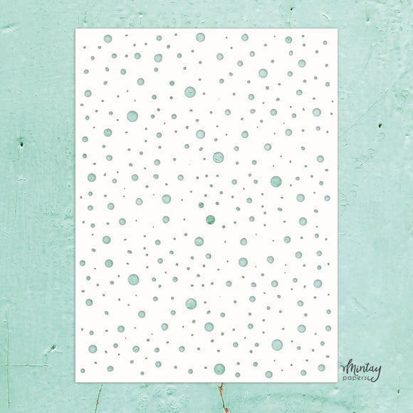 Mintay Stencil - Dots - 6x8