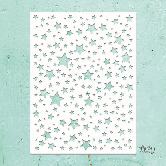Mintay Stencil - Stars - 6x8