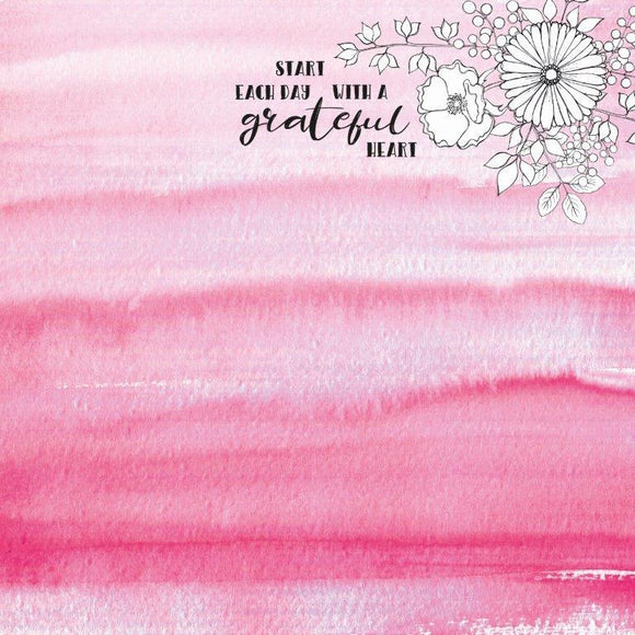 P2668 : Blessed 12x12 Scrapbook Paper - Blissful