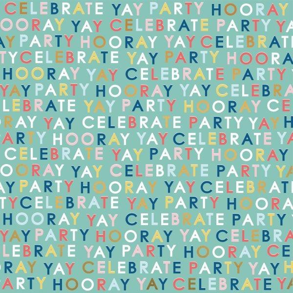 Kaisercraft : P2897 - Oh Happy Day! 12x12 Scrapbook Paper - Yay!