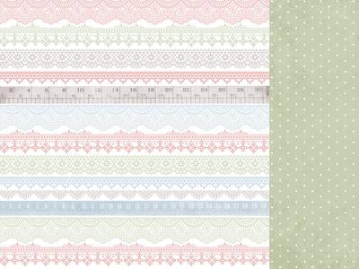 P2944 : Flower Shoppe 12x12 Scrapbook Paper - Tea Time (Kaisercraft)