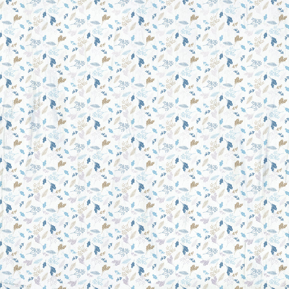 Kaisercraft : P2959 - Whimsy Wishes 12x12 Scrapbook Paper - SILVER BIRCH