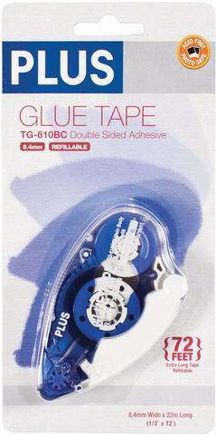 Plus -Glue Tape Double Sided Roller - Permanant