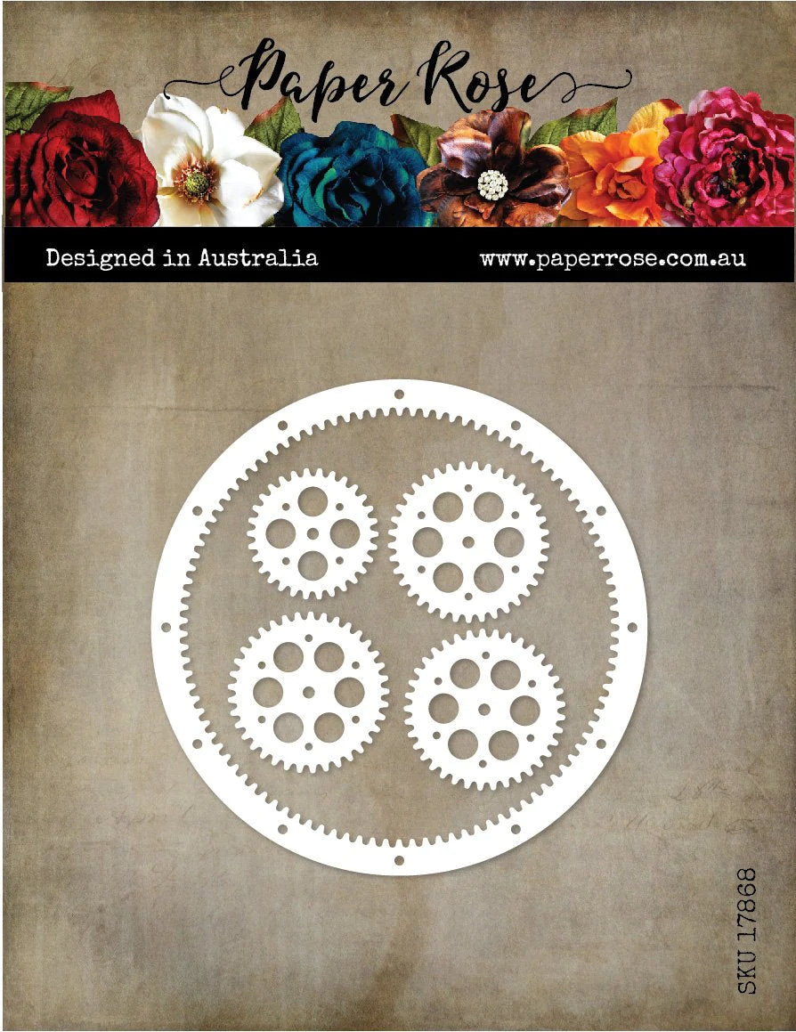 17868 : Cog Frame Border Die - Paper Rose – Craftables