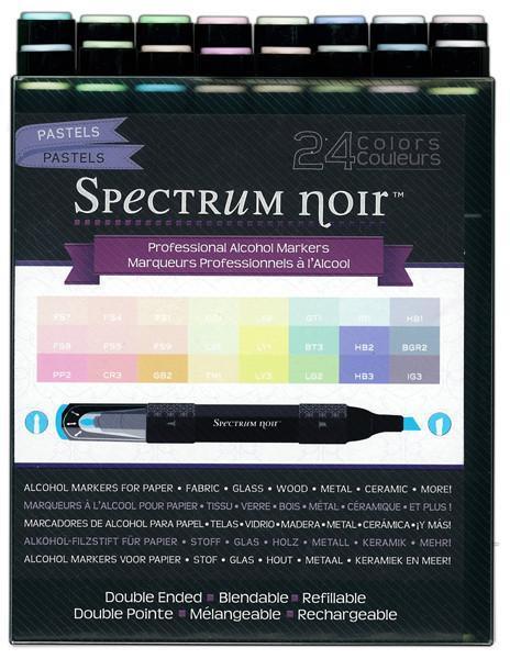 Spectrum Noir Alcohol  Markers - 24pc  Pastels