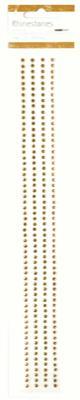 RS448 - Rhinestone Strips  - Antique Gold