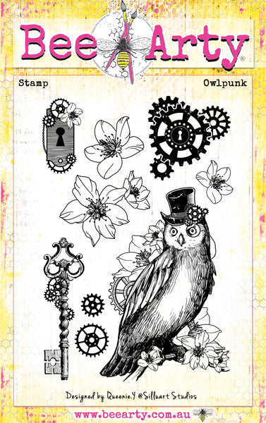 Rustic Blossom : Owlpunk Clear Stamp (Aug22)