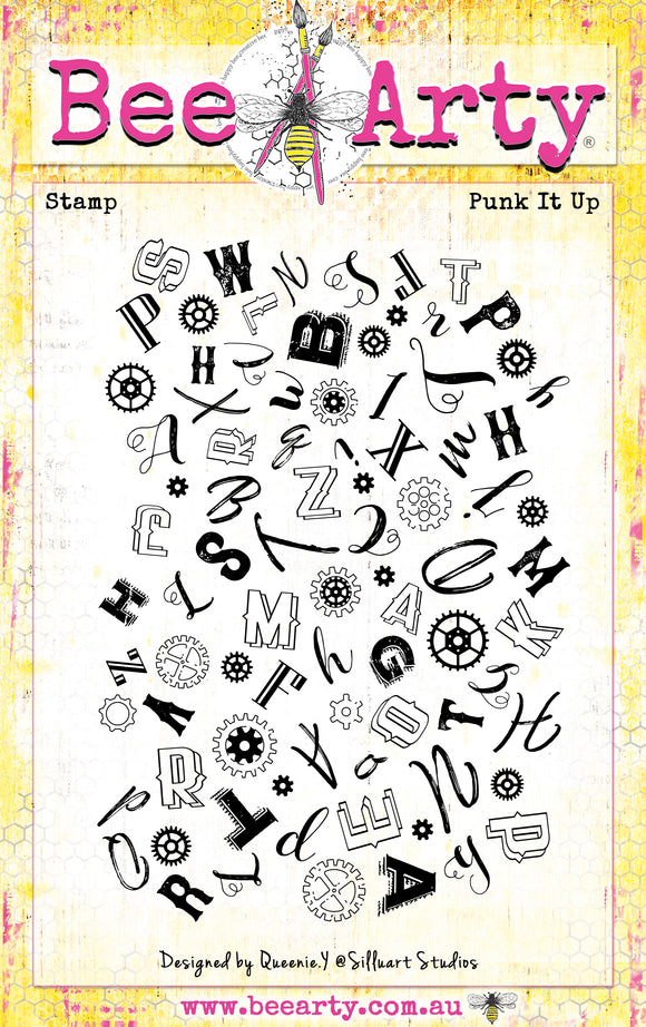 Rustic Blossom :Punk it Up Clear Stamp (Aug22)