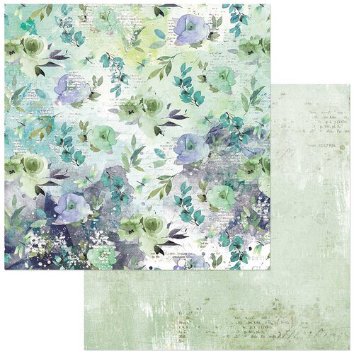 AOV-37001 : Viken Floral Notes 12x12 Scrapbook Paper (49 and Market)