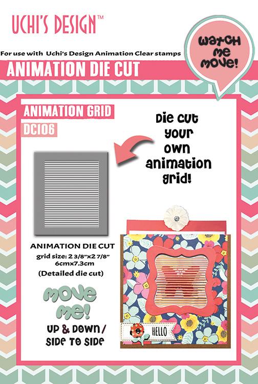 Uchi's Design Animation Grid die- DC106