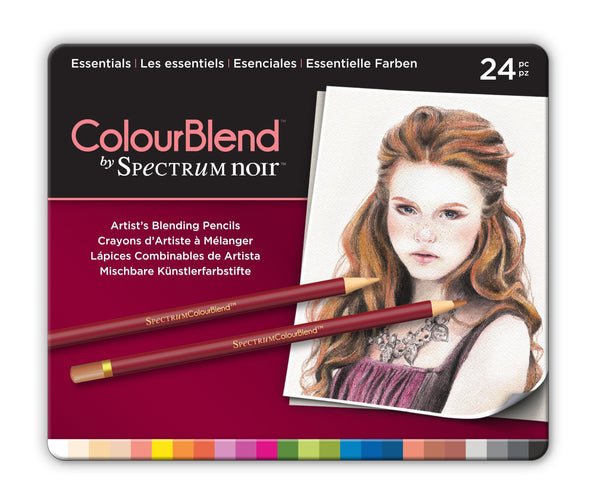 ColourBlend by Spectrum Noir 24pc Pencil Tin - Essentials