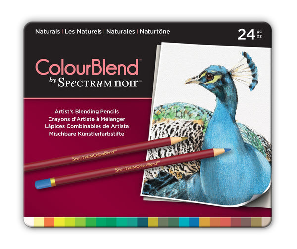 ColourBlend by Spectrum Noir 24pc Pencil Tin - Naturals
