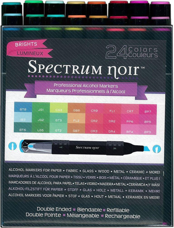 Spectrum Noir Alcohol Markers Nature, 24 Count