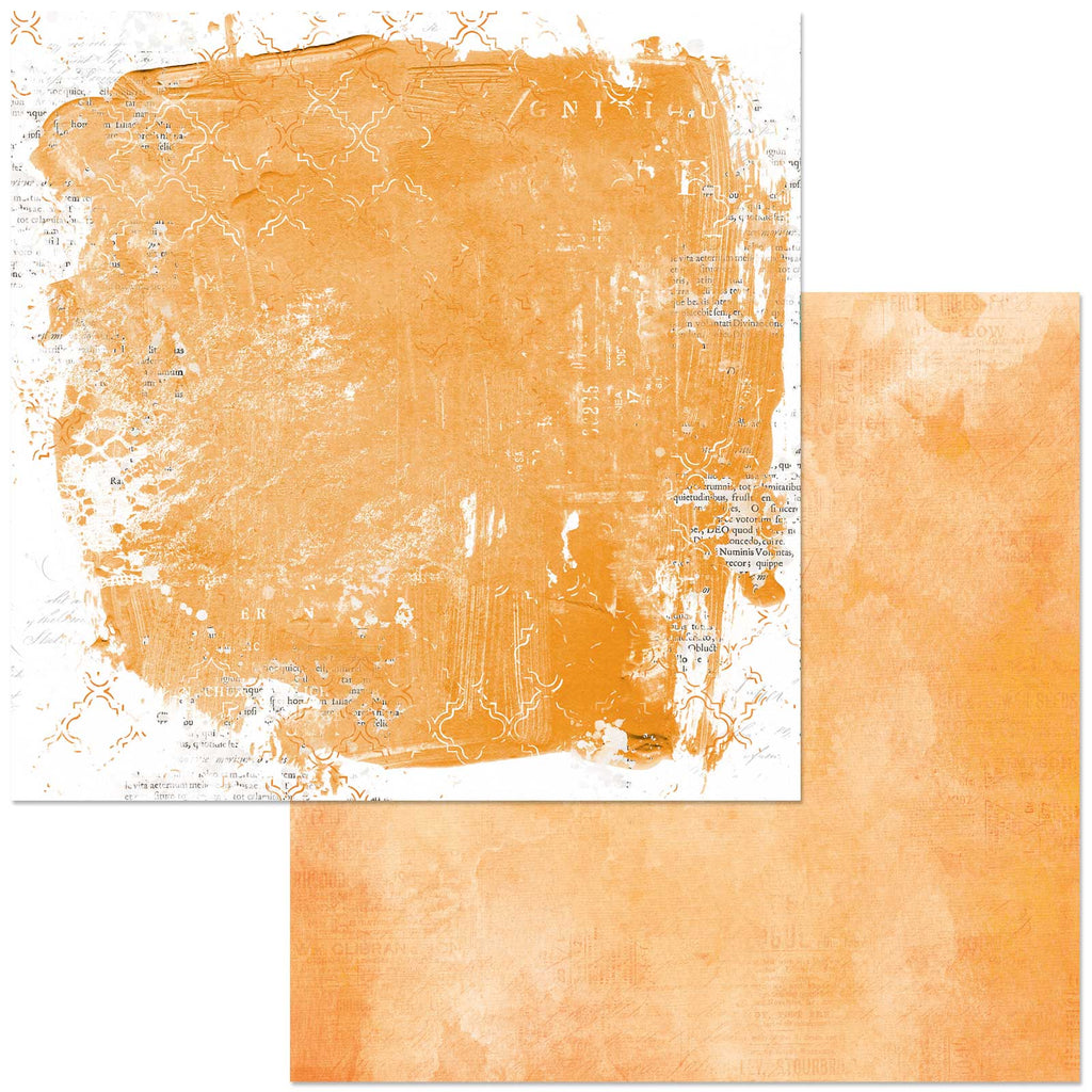 SS-36820: Spectrum Sherbet - Solids - Orange 12x12 Scrapbook Paper