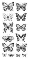 ST915 : Clear Stickers Butterflies