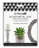 X-Press It Metal Leaf  - Silver 140x140 25 sh/bk
