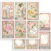 Stamperia 12x12 Scrapbooking Paper - Rose parfum parfumerie SBB907