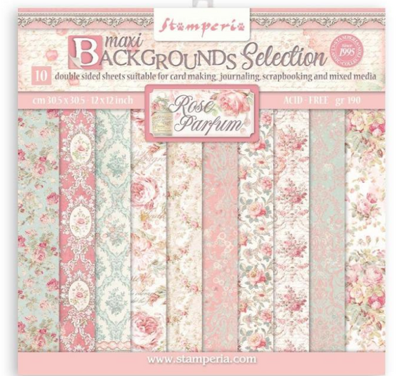 Stamperia - Scrapbooking Paper Pack 10 sheets (12