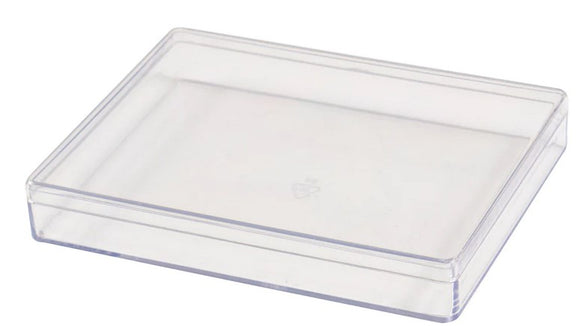Couture Creations - Storage container - clear plastic -  4 3/4 x 6 1/4 x 1