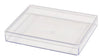Couture Creations - Storage container - clear plastic -  4 3/4 x 6 1/4 x 1" (160 x 120 x 25mm) CO728702