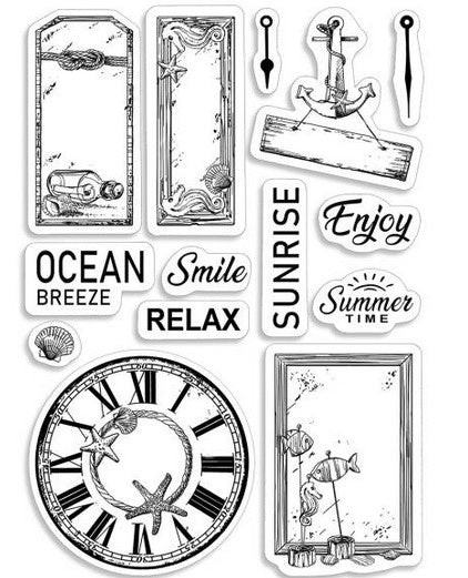 Ciao Bella - Stamping Art Clear Stamps 4"X6" (14 pcs) PS6027