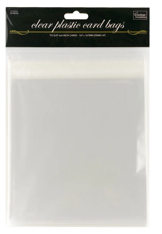 Couture Creations - Bag - 6 x 6in self sealing (50pk)