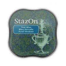 StazOn Midi sz mid 63 - Teal blue